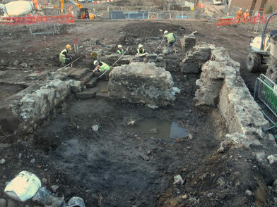 Brewery Remains Under Excavation